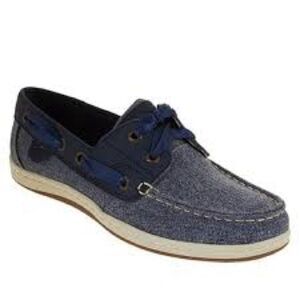 Sperry Women’s Koifish Sparkle Chambray Boat Shoe